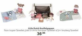 Aanbiedingen Little dutch knuffelpoppen - Little Dutch - Geldig van 12/03/2023 tot 18/03/2023 bij Baby & Tiener Megastore