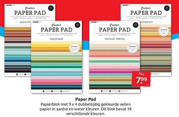 Aanbiedingen Paper pad - Studio Light - Geldig van 11/03/2023 tot 19/03/2023 bij Boekenvoordeel