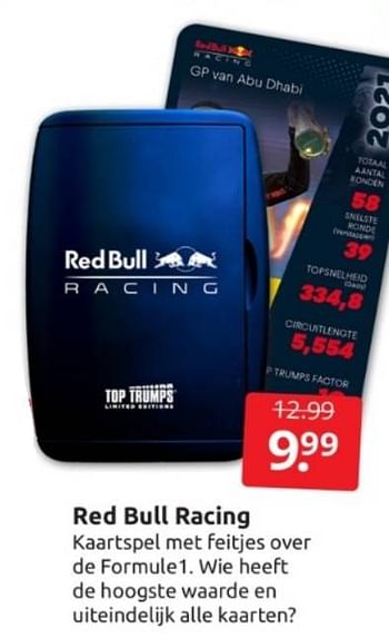 Aanbiedingen Red bull racing - Huismerk - Boekenvoordeel - Geldig van 11/03/2023 tot 19/03/2023 bij Boekenvoordeel