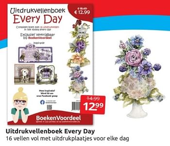 Aanbiedingen Uitdrukvellenboek every day - Huismerk - Boekenvoordeel - Geldig van 11/03/2023 tot 19/03/2023 bij Boekenvoordeel