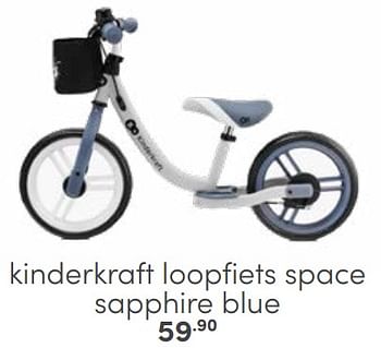 Aanbiedingen Kinderkraft loopfiets space sapphire blue - Kinderkraft - Geldig van 12/03/2023 tot 25/03/2023 bij Baby & Tiener Megastore