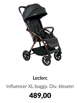 Aanbiedingen Leclerc influencer xl buggy - Leclerc - Geldig van 16/03/2023 tot 10/04/2023 bij Babypark