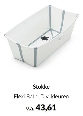 Aanbiedingen Stokke flexi bath - Stokke - Geldig van 16/03/2023 tot 10/04/2023 bij Babypark