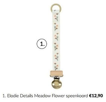 Aanbiedingen Elodie details meadow flower speenkoord - Elodie Details - Geldig van 16/03/2023 tot 10/04/2023 bij Babypark