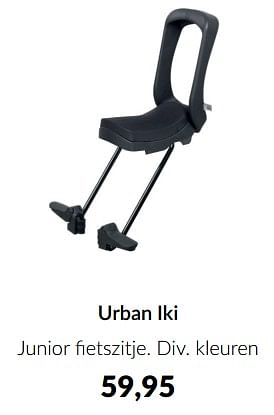 Aanbiedingen Urban iki junior fietszitje - Urban Iki - Geldig van 16/03/2023 tot 10/04/2023 bij Babypark