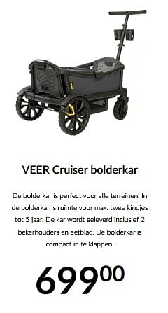 Aanbiedingen Veer cruiser bolderkar - Veer - Geldig van 16/03/2023 tot 10/04/2023 bij Babypark