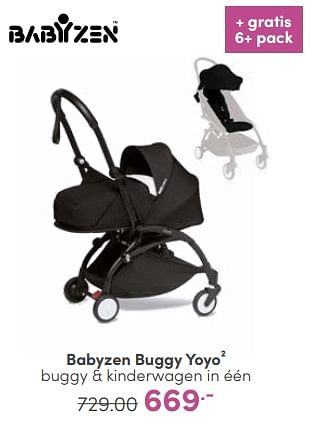 Aanbiedingen Babyzen buggy yoyo2 buggy + kinderwagen in één - Babyzen - Geldig van 19/03/2023 tot 25/03/2023 bij Baby & Tiener Megastore