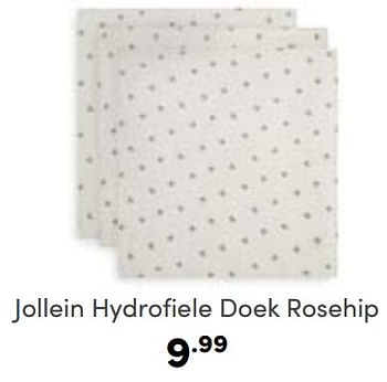 Aanbiedingen Jollein hydrofiele doek rosehip - Jollein - Geldig van 19/03/2023 tot 25/03/2023 bij Baby & Tiener Megastore