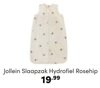 Aanbiedingen Jollein slaapzak hydrofiel rosehip - Jollein - Geldig van 19/03/2023 tot 25/03/2023 bij Baby & Tiener Megastore