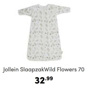 Aanbiedingen Jollein slaapzakwild flowers - Jollein - Geldig van 19/03/2023 tot 25/03/2023 bij Baby & Tiener Megastore