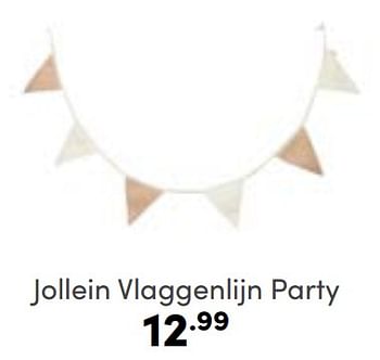 Aanbiedingen Jollein vlaggenlijn party - Jollein - Geldig van 19/03/2023 tot 25/03/2023 bij Baby & Tiener Megastore