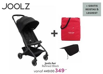 Aanbiedingen Joolz aer refined black - Joolz - Geldig van 19/03/2023 tot 25/03/2023 bij Baby & Tiener Megastore