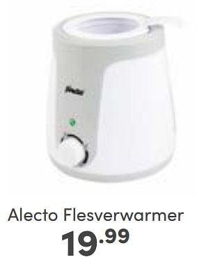 Aanbiedingen Alecto flesverwarmer - Alecto - Geldig van 19/03/2023 tot 25/03/2023 bij Baby & Tiener Megastore