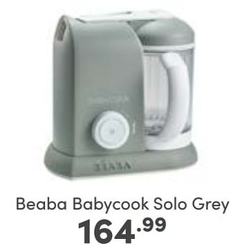Aanbiedingen Beaba babycook solo grey - Beaba - Geldig van 19/03/2023 tot 25/03/2023 bij Baby & Tiener Megastore