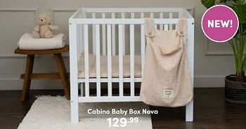 Aanbiedingen Cabino baby box nova - Cabino - Geldig van 19/03/2023 tot 25/03/2023 bij Baby & Tiener Megastore