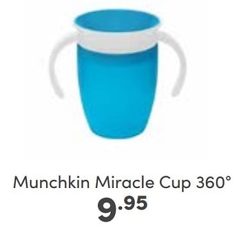 Aanbiedingen Munchkin miracle cup 360° - Munchkin - Geldig van 19/03/2023 tot 25/03/2023 bij Baby & Tiener Megastore