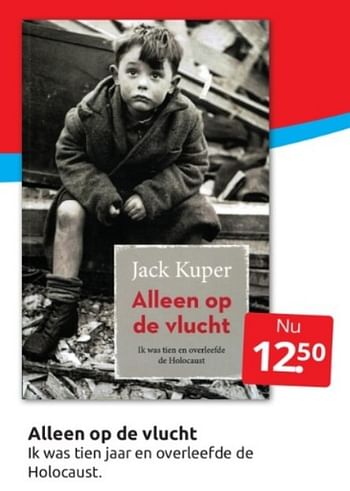 Aanbiedingen Alleen op de vlucht - Huismerk - Boekenvoordeel - Geldig van 18/03/2023 tot 26/03/2023 bij Boekenvoordeel