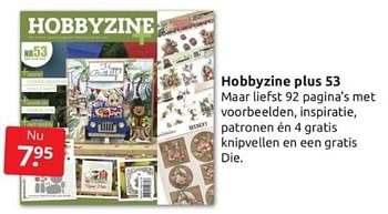 Aanbiedingen Hobbyzine plus 53 - Huismerk - Boekenvoordeel - Geldig van 18/03/2023 tot 26/03/2023 bij Boekenvoordeel