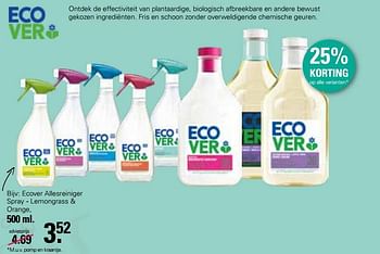 Aanbiedingen Ecover allesreiniger spray - lemongrass + orange - Ecover - Geldig van 15/03/2023 tot 01/04/2023 bij De Online Drogist