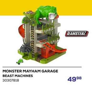 Aanbiedingen Monster mayham garage beast machines - TeamsterZ - Geldig van 21/03/2023 tot 22/04/2023 bij Supra Bazar