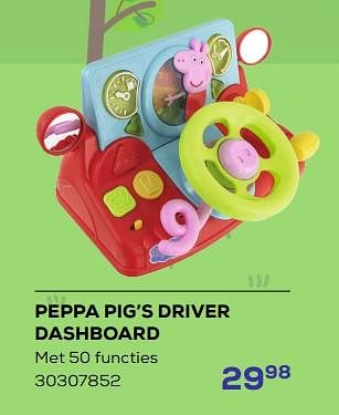 Aanbiedingen Peppa pig’s driver dashboard - Peppa  Pig - Geldig van 21/03/2023 tot 22/04/2023 bij Supra Bazar