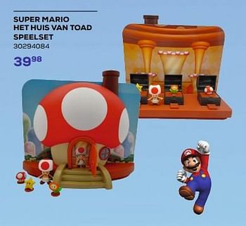 Aanbiedingen Super mario het huis van toad speelset - Super Mario - Geldig van 21/03/2023 tot 22/04/2023 bij Supra Bazar