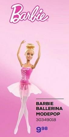 Aanbiedingen Barbie ballerina modepop - Mattel - Geldig van 21/03/2023 tot 22/04/2023 bij Supra Bazar