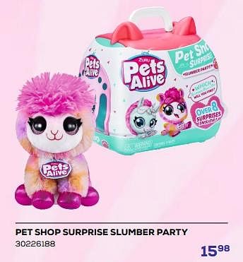 Aanbiedingen Pet shop surprise slumber party - Zuru - Geldig van 21/03/2023 tot 22/04/2023 bij Supra Bazar