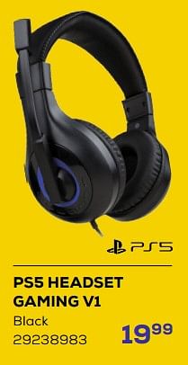 Aanbiedingen Ps5 headset gaming v1 - BIGben - Geldig van 21/03/2023 tot 22/04/2023 bij Supra Bazar