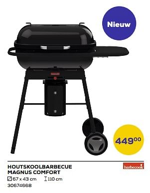 Aanbiedingen Houtskoolbarbecue magnus comfort - Barbecook - Geldig van 21/03/2023 tot 22/04/2023 bij Supra Bazar