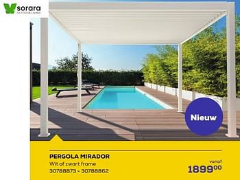 Aanbiedingen Pergola mirador - Huismerk - Supra Bazar - Geldig van 21/03/2023 tot 22/04/2023 bij Supra Bazar