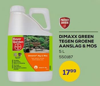 Aanbiedingen Dimaxx green tegen groene aanslag + mos - Protect Garden - Geldig van 21/03/2023 tot 22/04/2023 bij Supra Bazar