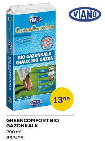 Aanbiedingen Greencomfort bio gazonkalk - Viano - Geldig van 21/03/2023 tot 22/04/2023 bij Supra Bazar