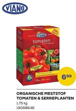 Aanbiedingen Organische meststof tomaten + serreplanten - Viano - Geldig van 21/03/2023 tot 22/04/2023 bij Supra Bazar