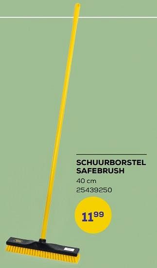 Aanbiedingen Schuurborstel safebrush - Huismerk - Supra Bazar - Geldig van 21/03/2023 tot 22/04/2023 bij Supra Bazar