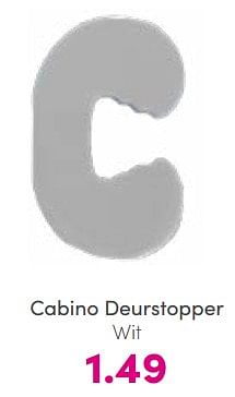 Aanbiedingen Cabino deurstopper wit - Cabino - Geldig van 26/03/2023 tot 02/04/2023 bij Baby & Tiener Megastore