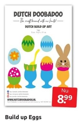 Aanbiedingen Build up eggs - Huismerk - Boekenvoordeel - Geldig van 25/03/2023 tot 02/04/2023 bij Boekenvoordeel