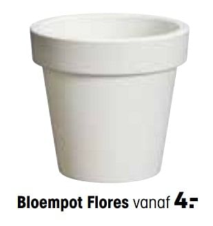 Aanbiedingen Bloempot flores - Huismerk - Kwantum - Geldig van 29/03/2023 tot 16/07/2023 bij Kwantum
