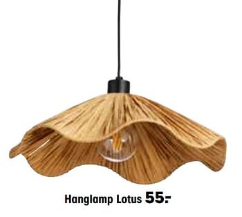 Aanbiedingen Hanglamp lotus - Huismerk - Kwantum - Geldig van 29/03/2023 tot 16/07/2023 bij Kwantum