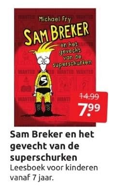 Aanbiedingen Sam breker en het gevecht van de superschurken - Huismerk - Boekenvoordeel - Geldig van 01/04/2023 tot 09/04/2023 bij Boekenvoordeel
