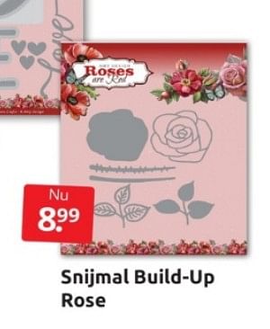 Aanbiedingen Snijmal build-up rose - Huismerk - Boekenvoordeel - Geldig van 01/04/2023 tot 09/04/2023 bij Boekenvoordeel