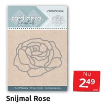 Aanbiedingen Snijmal rose - Huismerk - Boekenvoordeel - Geldig van 01/04/2023 tot 09/04/2023 bij Boekenvoordeel