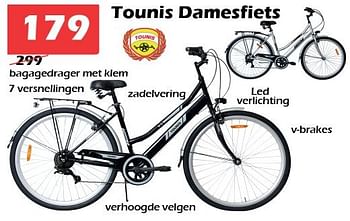 Aanbiedingen Tounis damesfiets - Tounis - Geldig van 11/03/2023 tot 09/04/2023 bij Itek