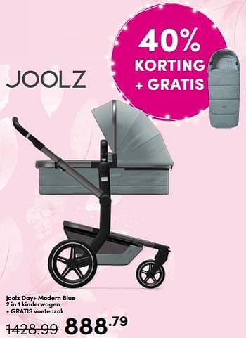 Aanbiedingen Joolz day+ modern blue 2 in 1 kinderwagen - Joolz - Geldig van 09/04/2023 tot 15/04/2023 bij Baby & Tiener Megastore