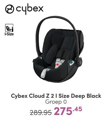 Aanbiedingen Cybex cloud z 2 i size deep black - Cybex - Geldig van 09/04/2023 tot 15/04/2023 bij Baby & Tiener Megastore