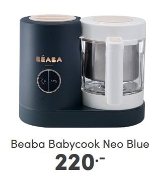Aanbiedingen Beaba babycook neo blue - Beaba - Geldig van 09/04/2023 tot 15/04/2023 bij Baby & Tiener Megastore