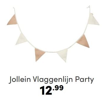 Aanbiedingen Jollein vlaggenlijn party - Jollein - Geldig van 09/04/2023 tot 15/04/2023 bij Baby & Tiener Megastore