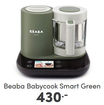 Aanbiedingen Beaba babycook smart green - Beaba - Geldig van 09/04/2023 tot 15/04/2023 bij Baby & Tiener Megastore