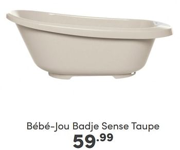 Aanbiedingen Bébé-jou badje sense taupe - Bebe-jou - Geldig van 09/04/2023 tot 15/04/2023 bij Baby & Tiener Megastore