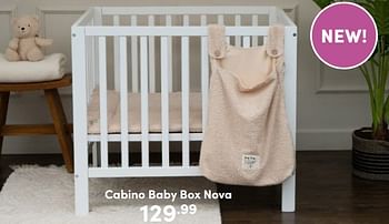 Aanbiedingen Cabino baby box nova - Cabino - Geldig van 09/04/2023 tot 15/04/2023 bij Baby & Tiener Megastore